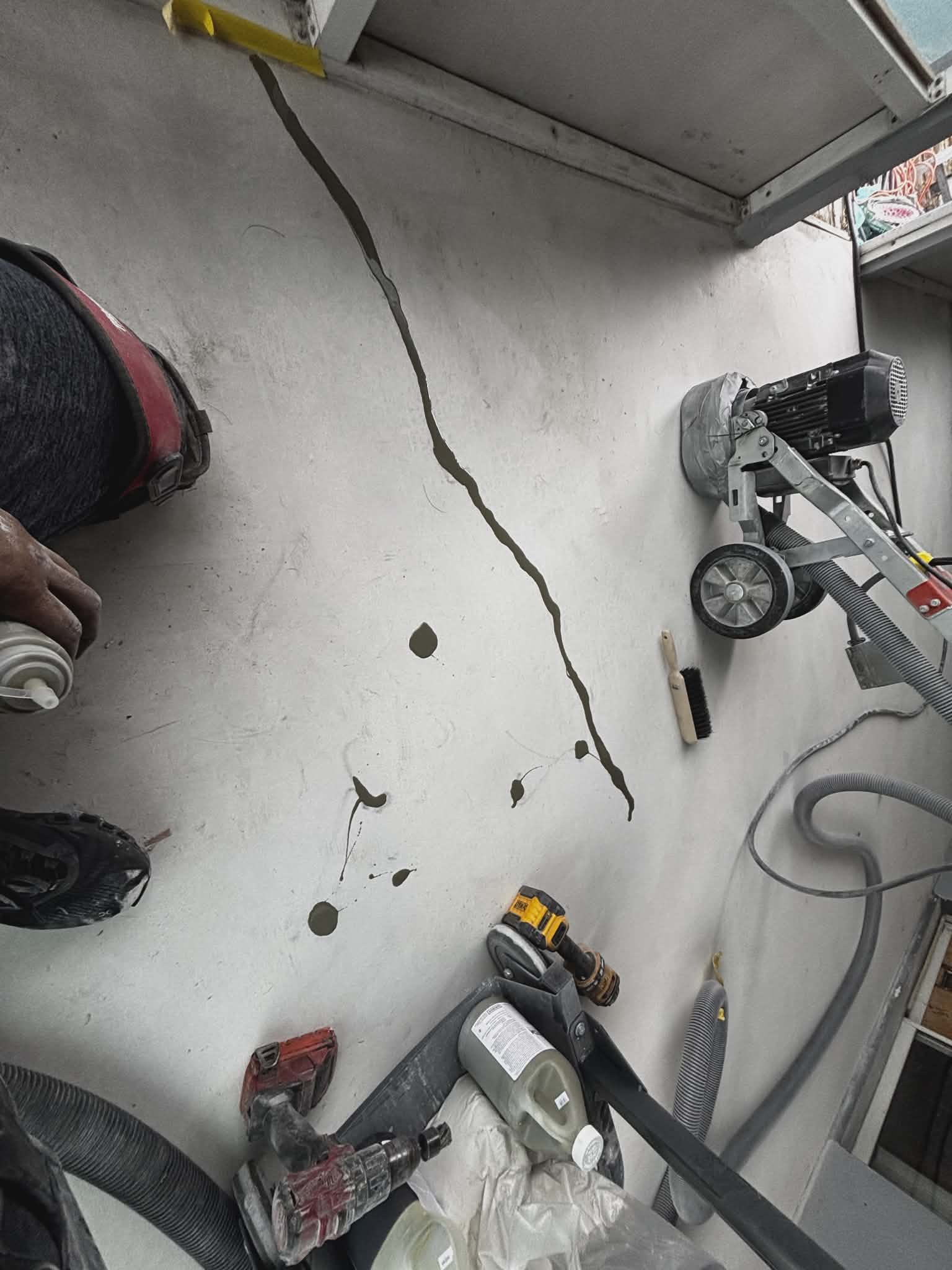 Crack repair before coating